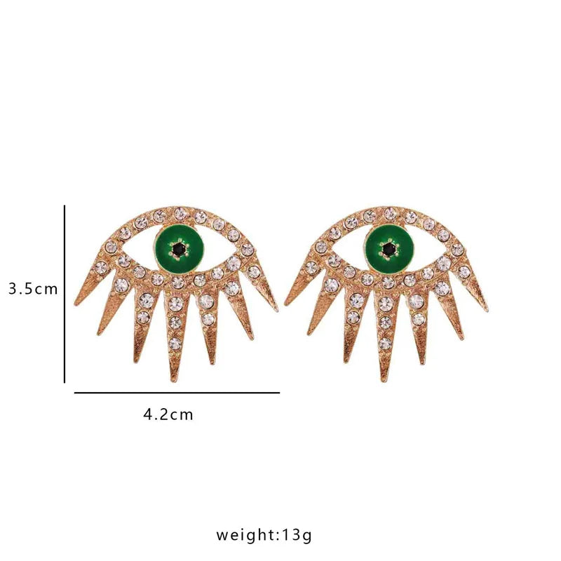 Shape Evil Eye Drop Earrings Halloween