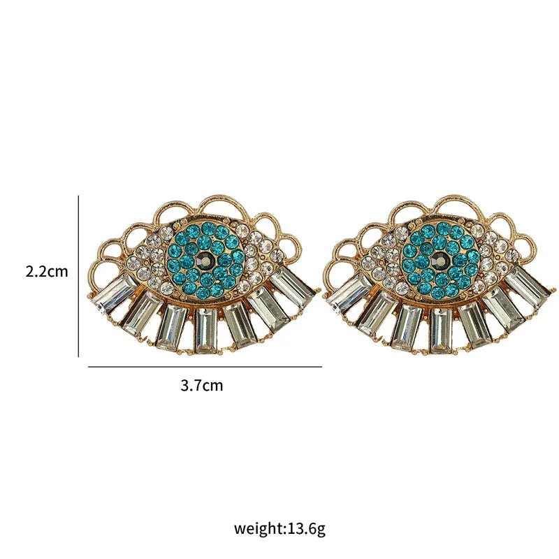 Shape Evil Eye Drop Earrings Halloween