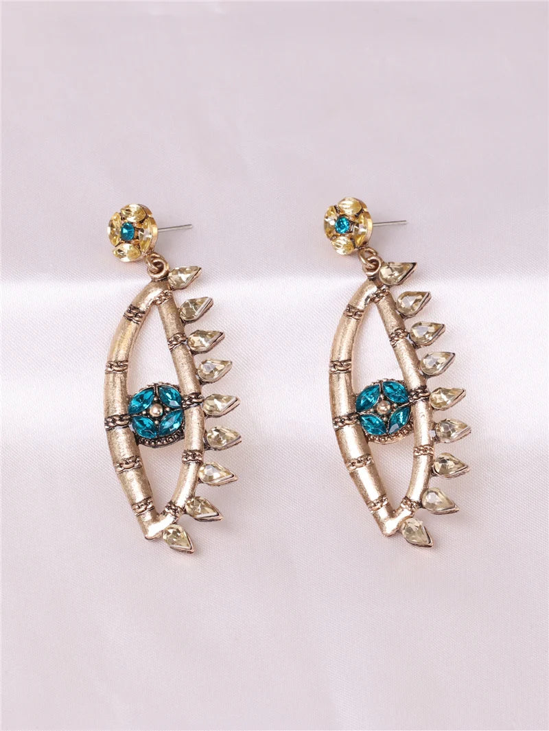 Shape Evil Eye Drop Earrings Halloween