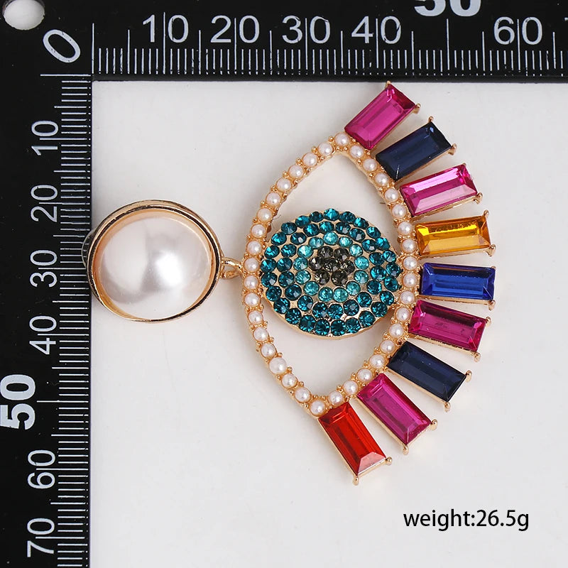 Shape Evil Eye Drop Earrings Halloween