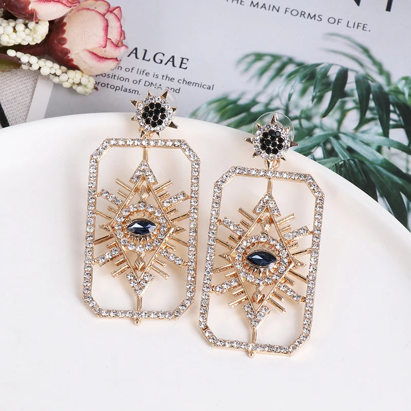 Shape Evil Eye Drop Earrings Halloween