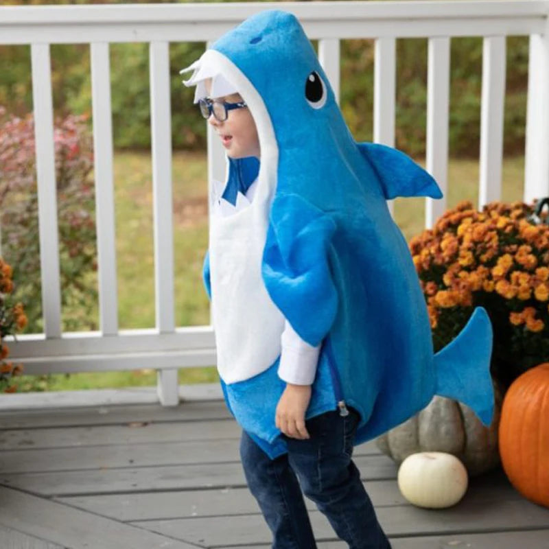 Child Unisex Toddler Family Shark Cosplay Costume Halloween