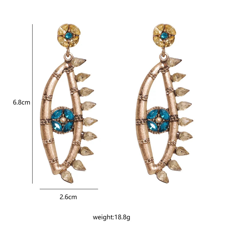 Shape Evil Eye Drop Earrings Halloween