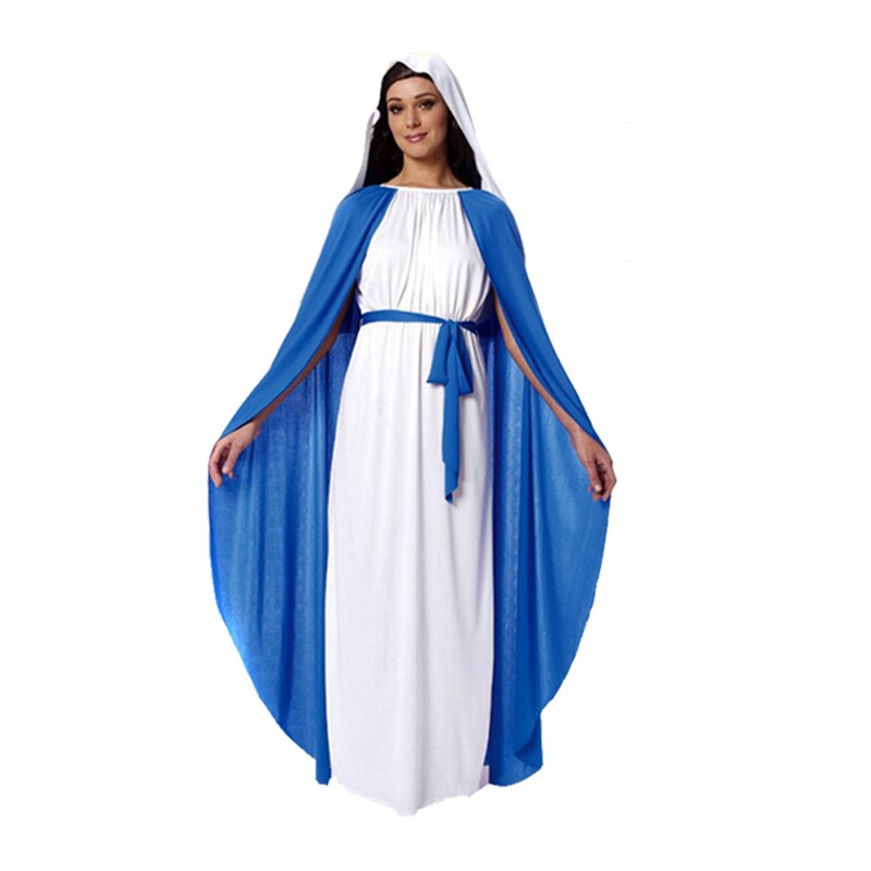 Roman Greek Jesus Virgin Mary Cosplay Costume