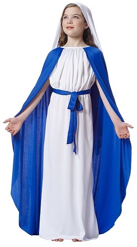 Roman Greek Jesus Virgin Mary Cosplay Costume