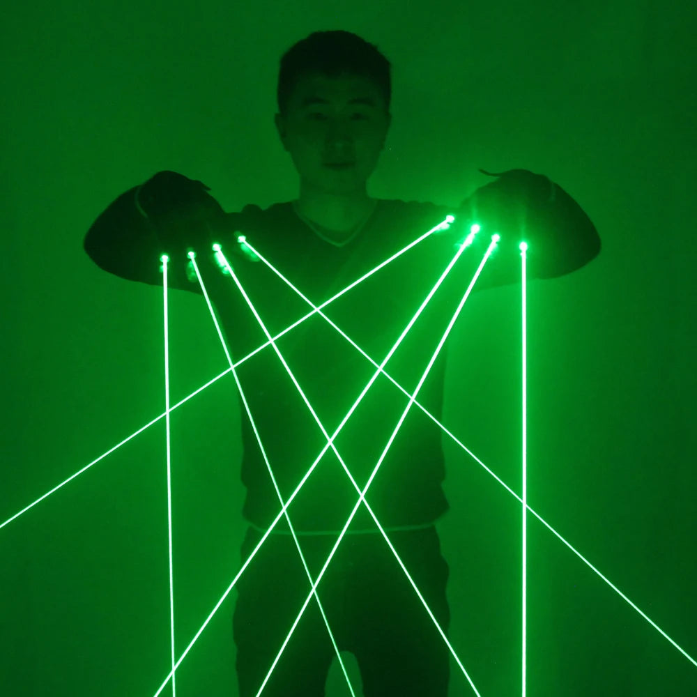 Green Laser Gloves 523nm Big Beam Laser