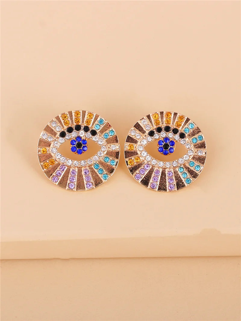 Shape Evil Eye Drop Earrings Halloween