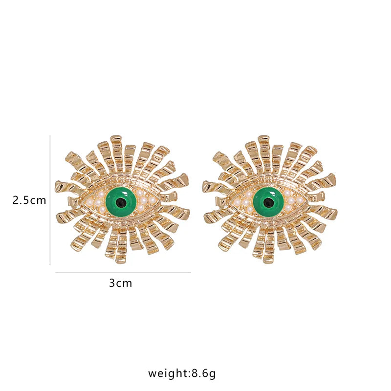 Shape Evil Eye Drop Earrings Halloween
