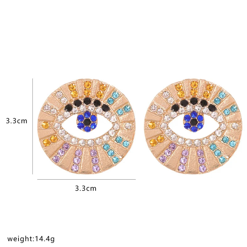 Shape Evil Eye Drop Earrings Halloween
