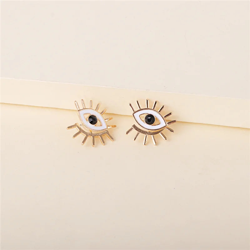 Shape Evil Eye Drop Earrings Halloween