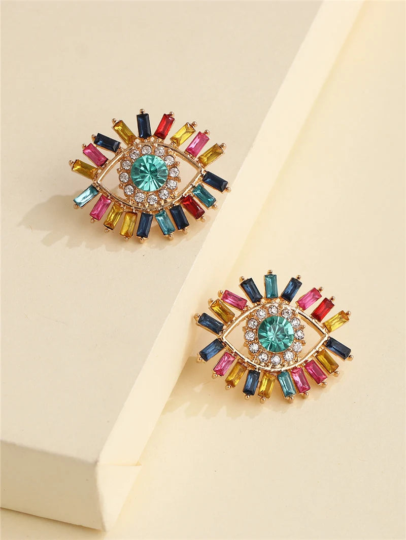 Shape Evil Eye Drop Earrings Halloween