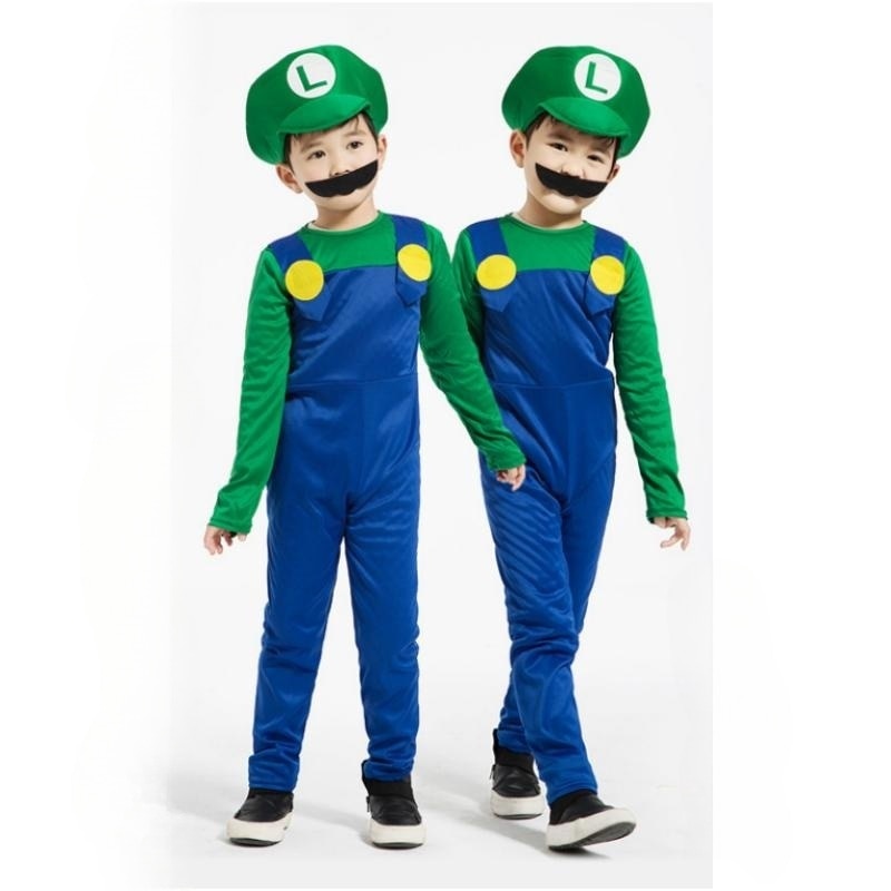 Luigi & Mario Halloween Cosplay Costumes