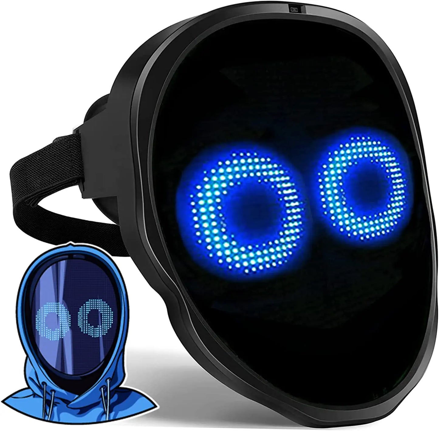 Face Transforming LED Mask with App - Controlled