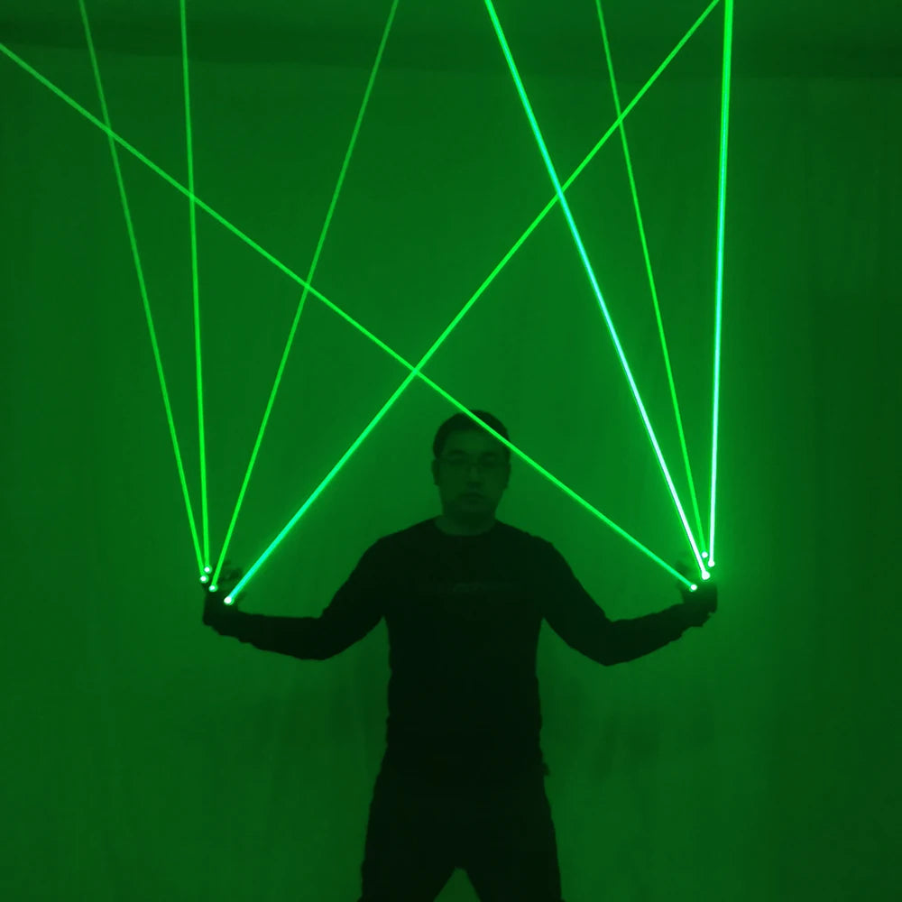 Green Laser Gloves 523nm Big Beam Laser