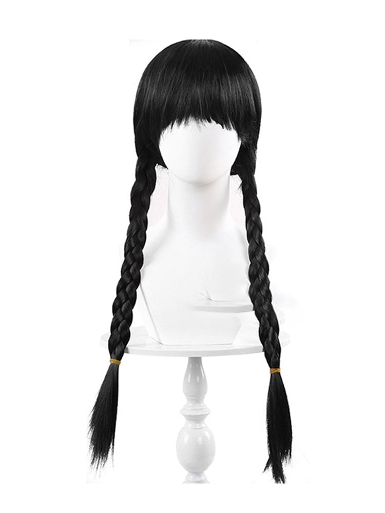 Wednesday Addams Gothic Cosplay Dress for Halloween