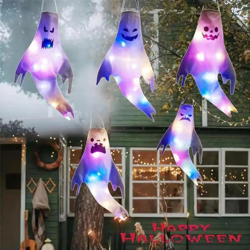 Halloween LED Light Hanging Ghosts