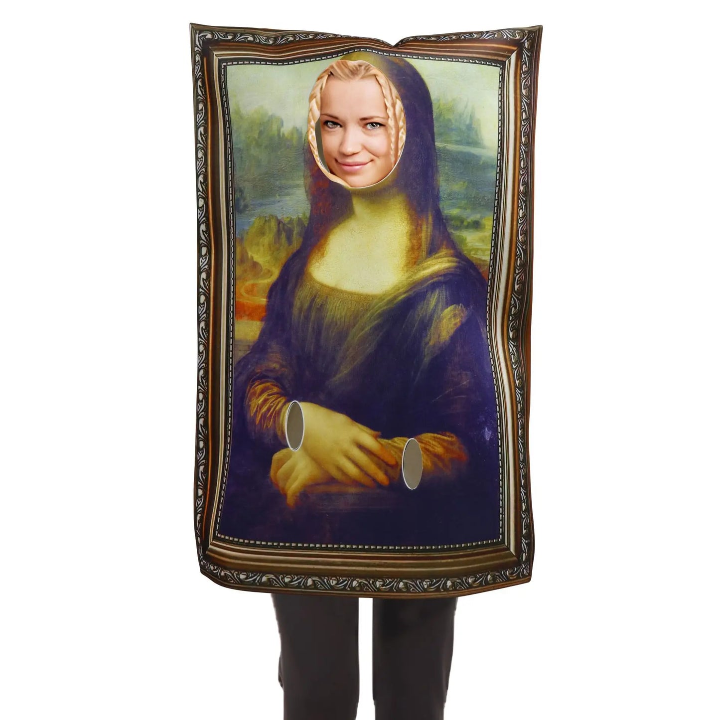 Cosplay Funny Mona Lisa Mural Halloween Costumes