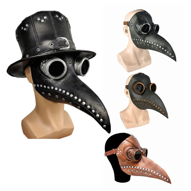 Halloween Cloak Plague Doctor Mask Cosplay Costume
