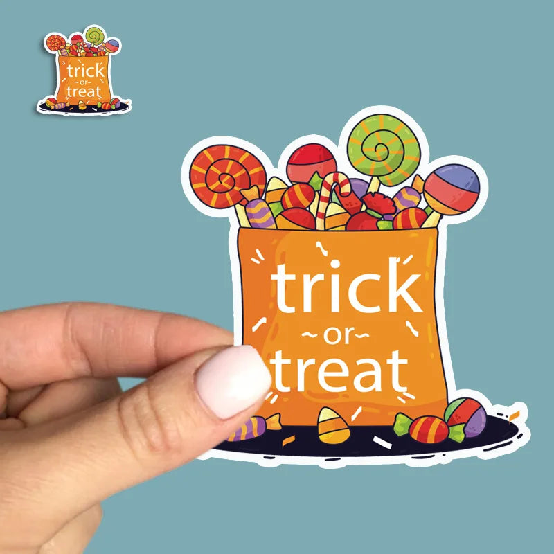 Waterproof Halloween Pumpkin Stickers Packs