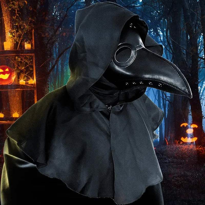 Plague Doctor Mask and Cloak Costume