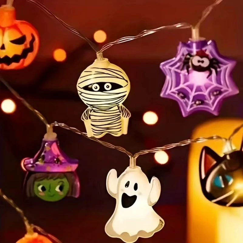 Halloween Party LED String Lights Hanging Lamps