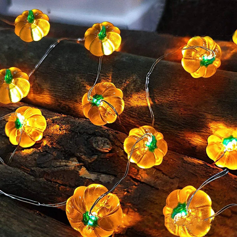 Halloween Pumpkin Bat Spider Light Strings