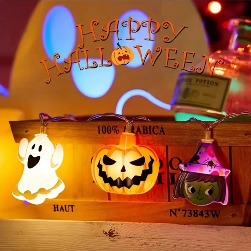 Halloween Party LED String Lights Hanging Lamps
