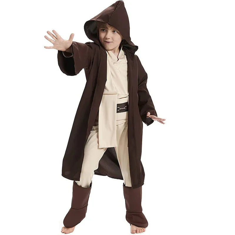 Star Wars Obi-Wan Kenobi Kids Clothing Suit Halloween Party Costumes