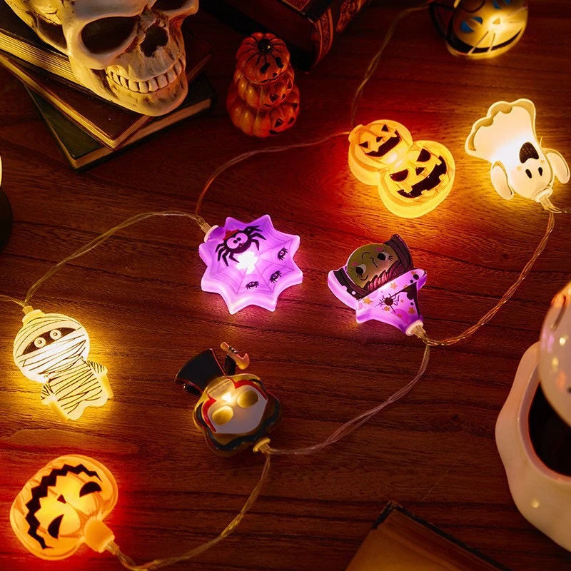 Halloween Party LED String Lights Hanging Lamps