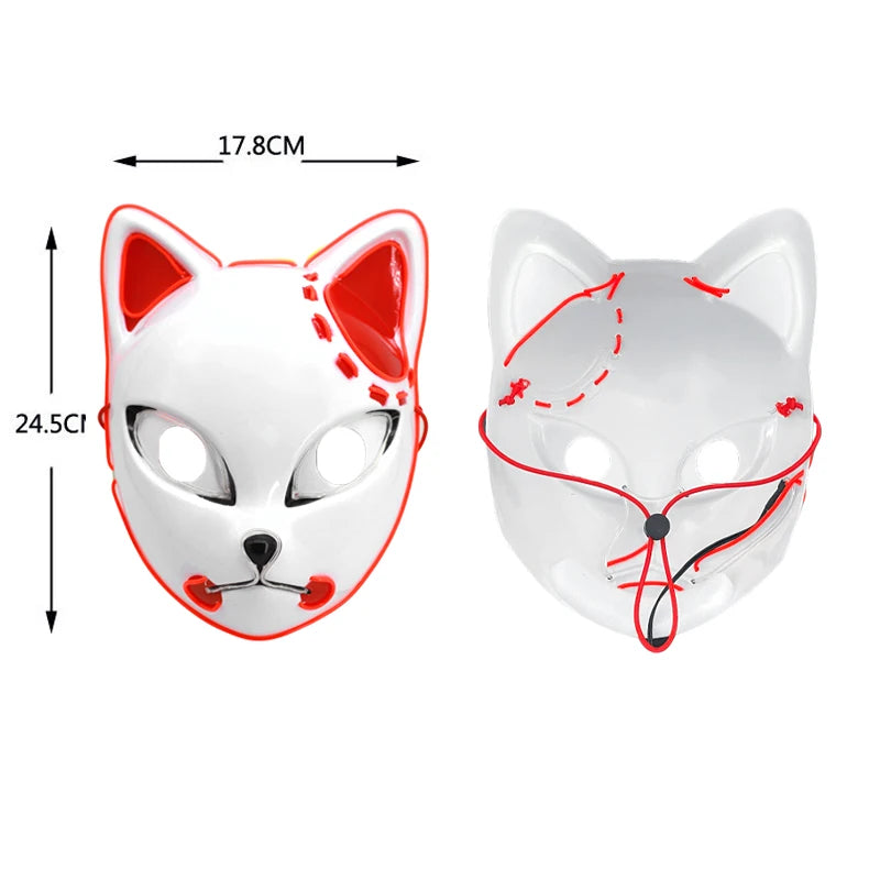 LED Masks Anime Cat Cosplay Masks