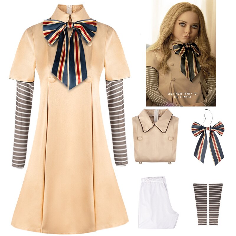 M3gan Cosplay Costume for Women and Girls