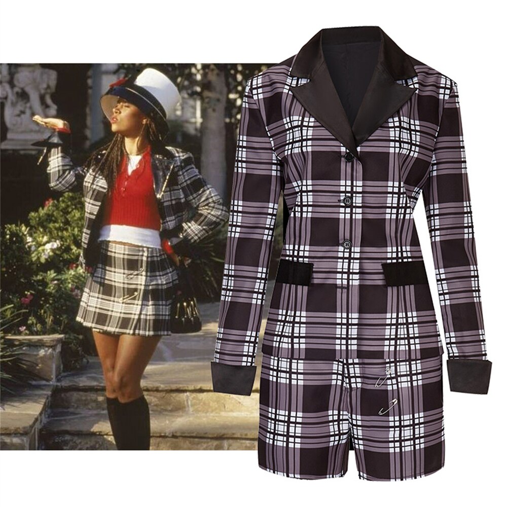 Clueless Cher Dion School Uniform Cosplay Costume