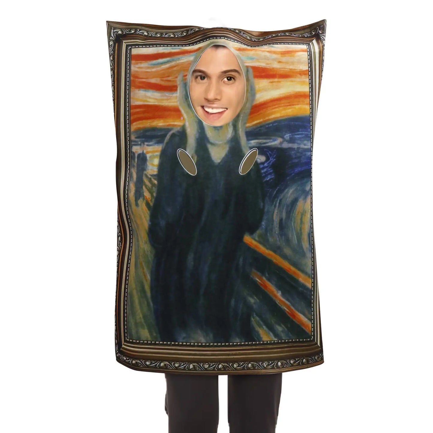 Cosplay Funny Mona Lisa Mural Halloween Costumes