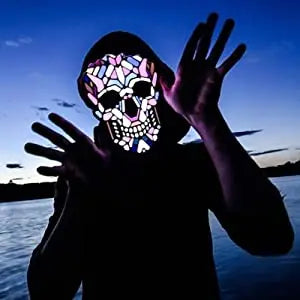 Face Transforming LED Mask with App - Controlled