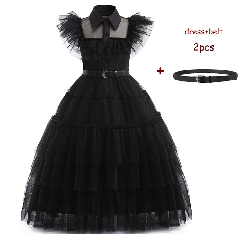 Girls' Wednesday Addams Costume for 2023