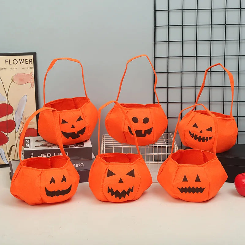Halloween Portable Pumpkin Bag Trick Or Treat
