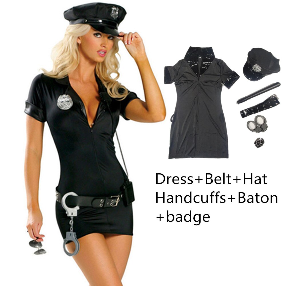 Sexy Cop Officer Costume For Halloween