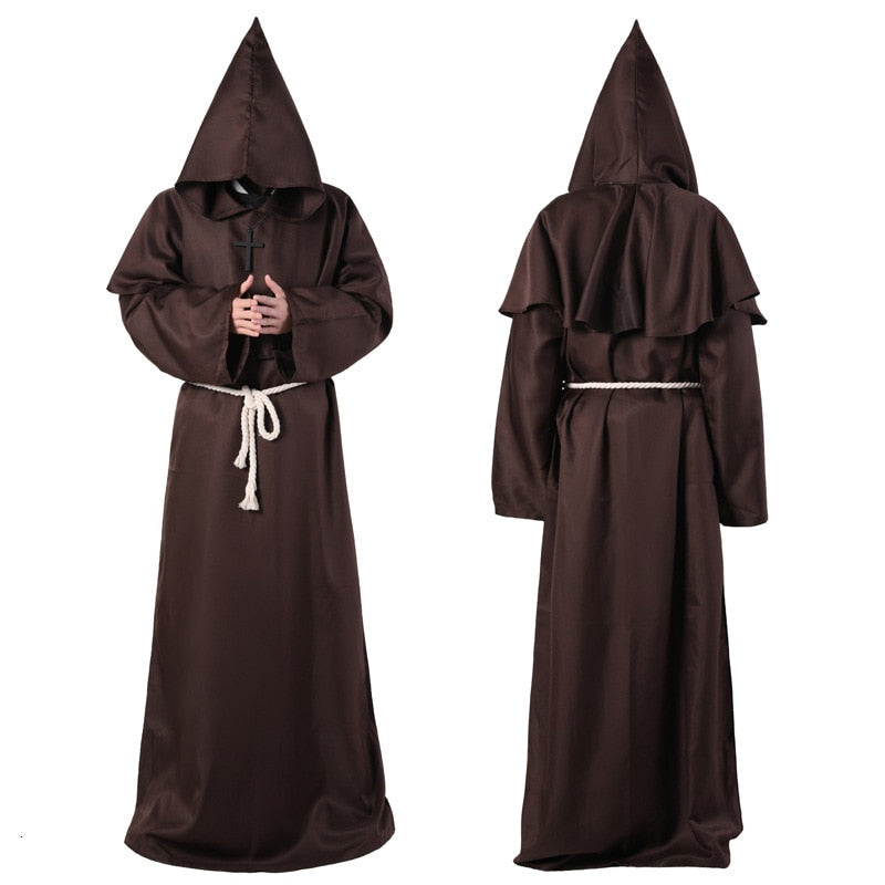 Christian Friar Priest Robes Costumes For Halloween