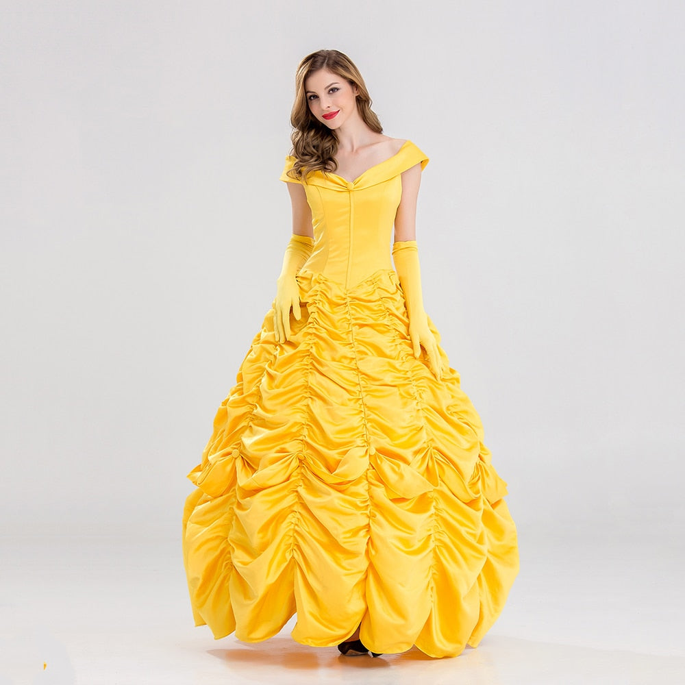 Belle Halloween Cosplay Dress For Women