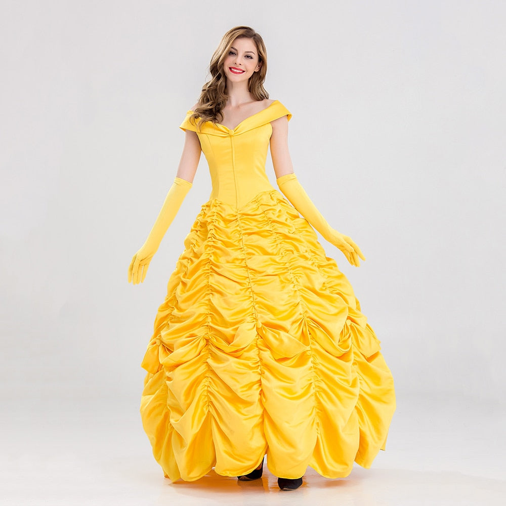 Belle Halloween Cosplay Dress For Women