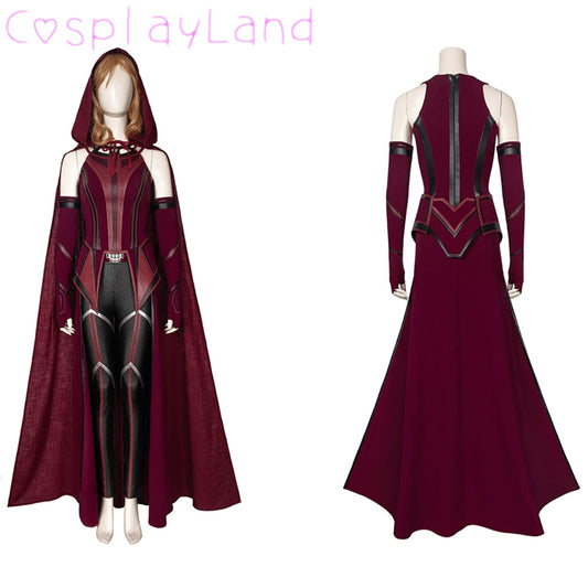 Wanda Superheroine Scarlet Cosplay Witch Costume