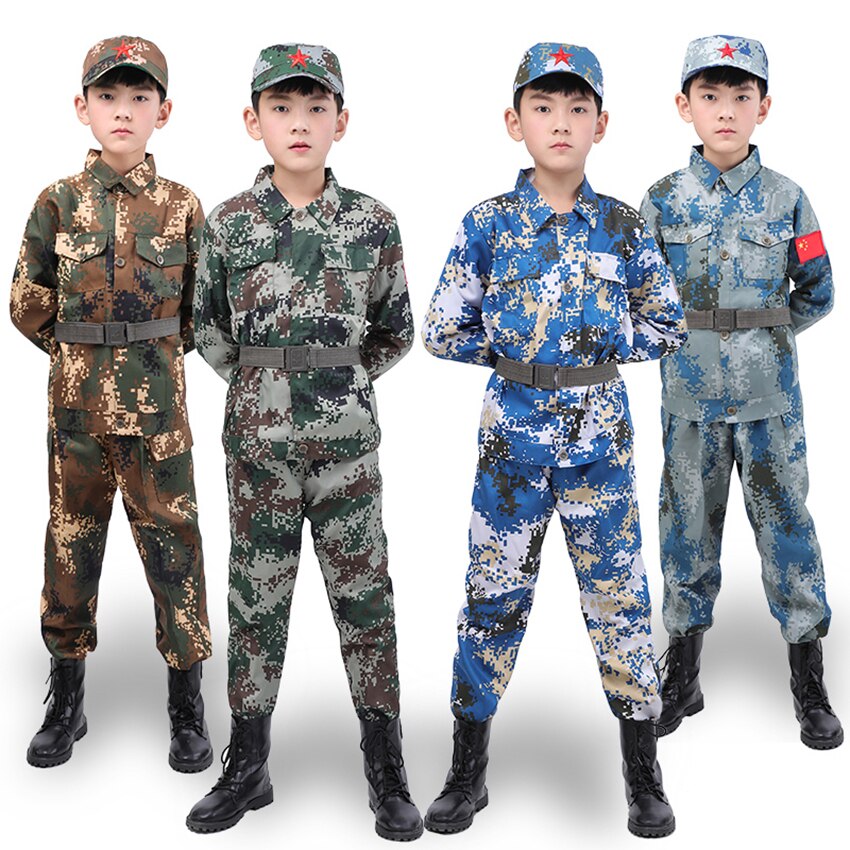Soldier Cosplay Army Costume for Kids