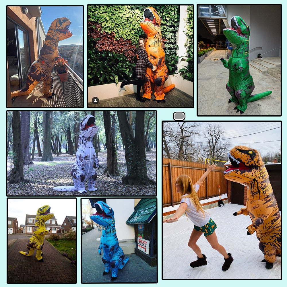 Halloween T-Rex Dinosaur Inflatable Costume