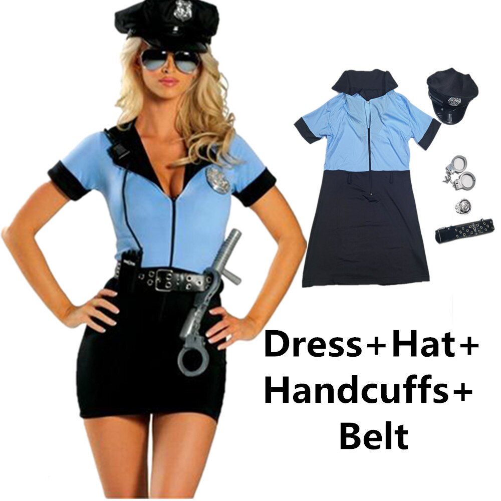 Sexy Cop Officer Costume For Halloween