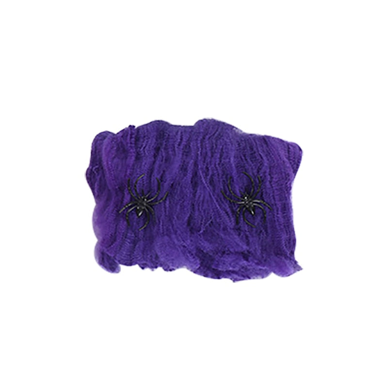 Halloween Decorations Artificial Spider Web