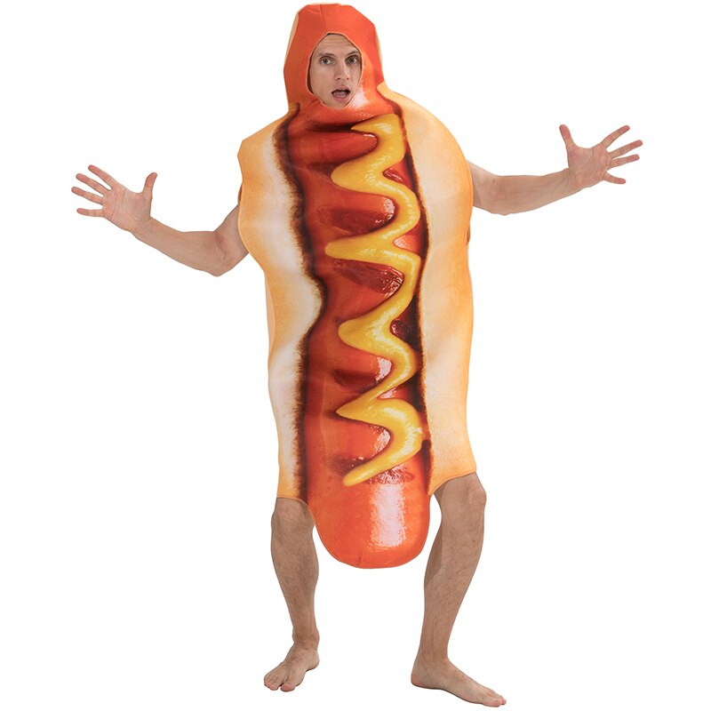 Adult Kids Funny 3D Print Food Costume