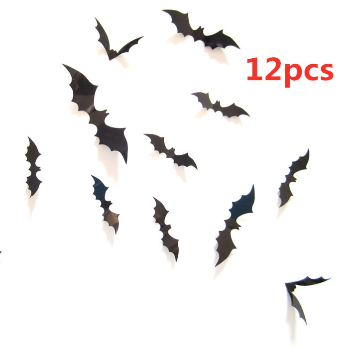 3D Wall Bat Stickers For Halloween