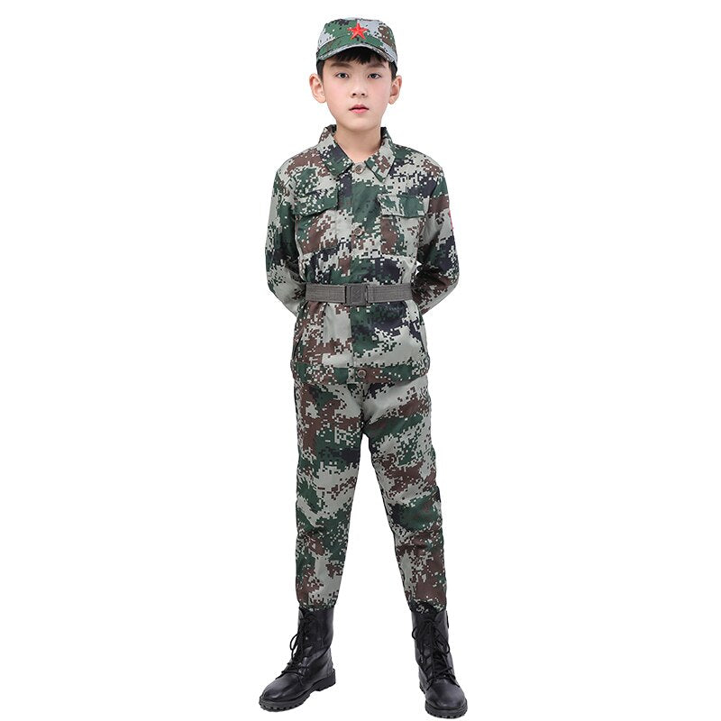 Soldier Cosplay Army Costume for Kids