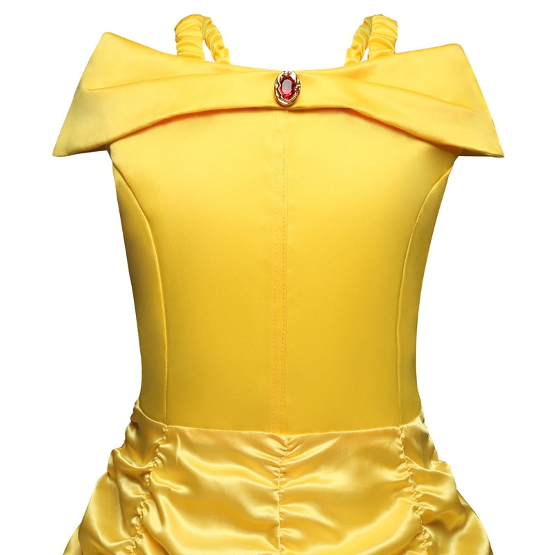 Cute Belle Princess Dress For Halloween