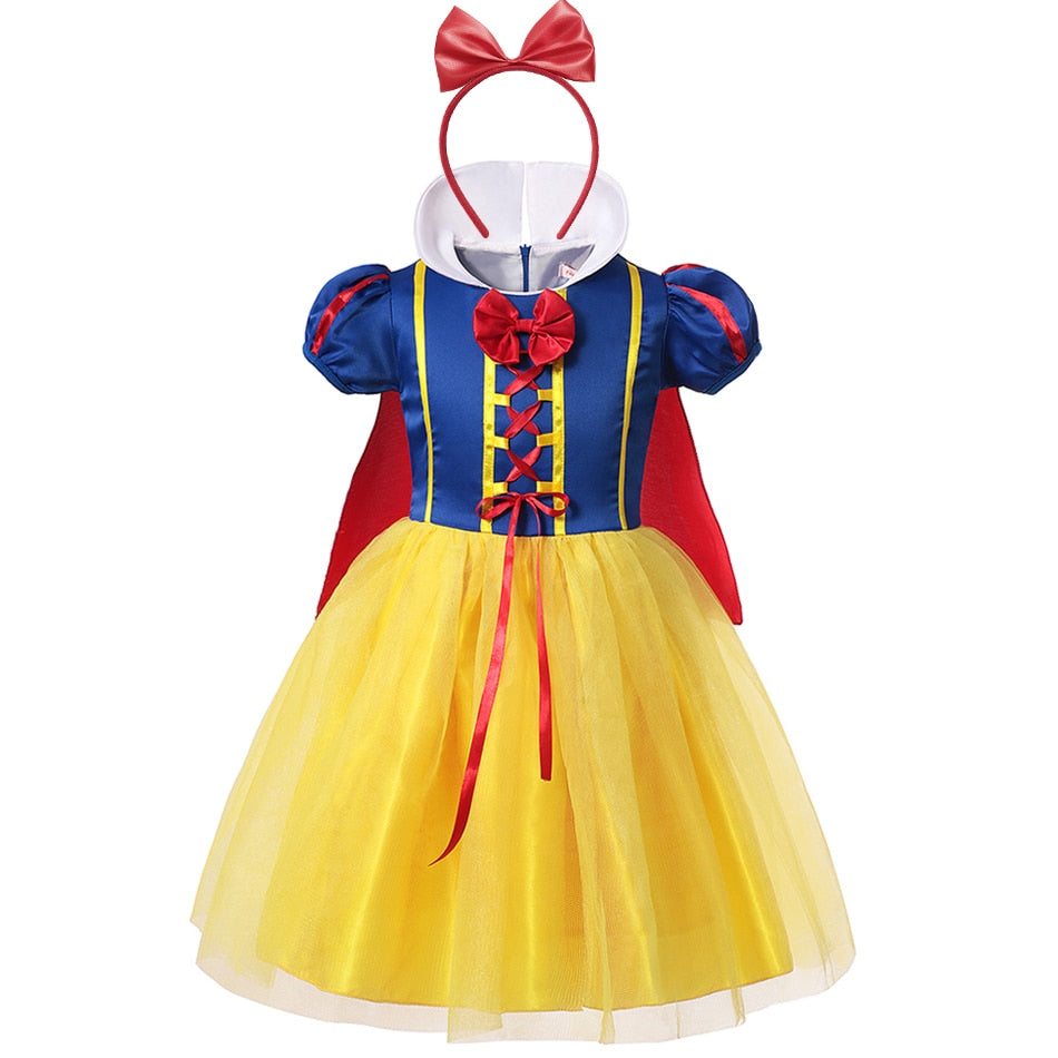 Princess Snow White Dress for Girl
